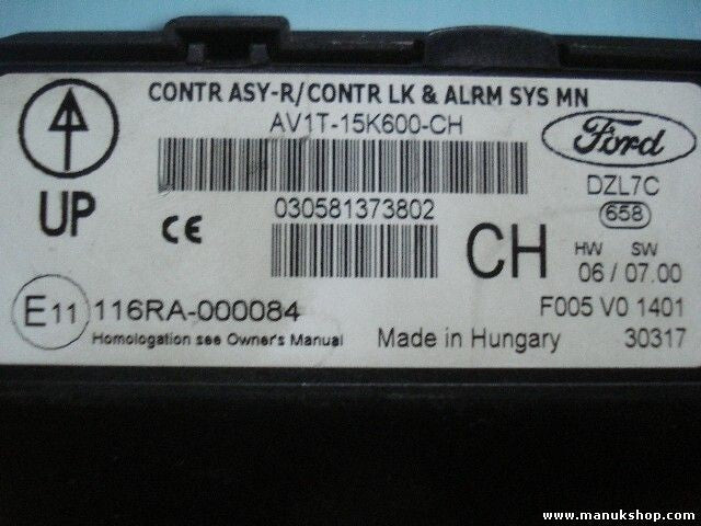 Komfortsteuergerät KSG Ford B-MAX DZL7C F005V01401 116RA-000084