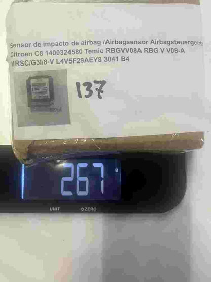 Airbagsensor Airbagsteuergerät Citroen C8 1400324580 Temic RBGVV08A  L4V5F29AEY8
