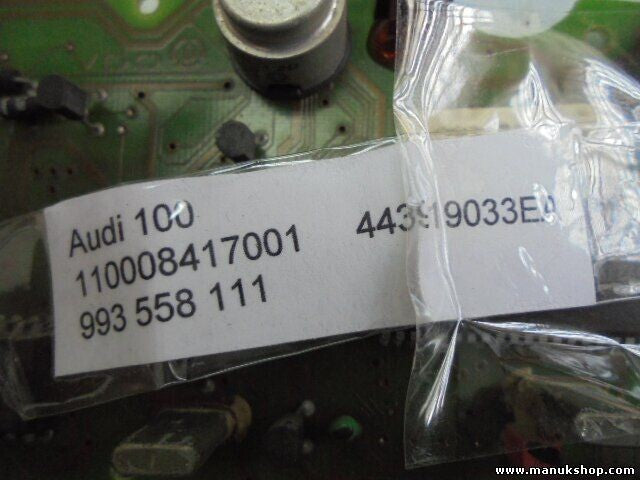 Diagramm des Tachometers  Audi 100 443919033EA 110008417001 993558111
