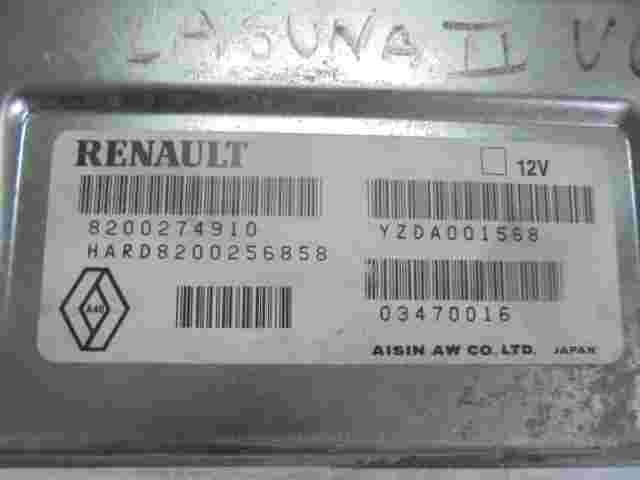 Getriebesteuergerät Renault Laguna II 8200274910 8200256858 HARD8200256858