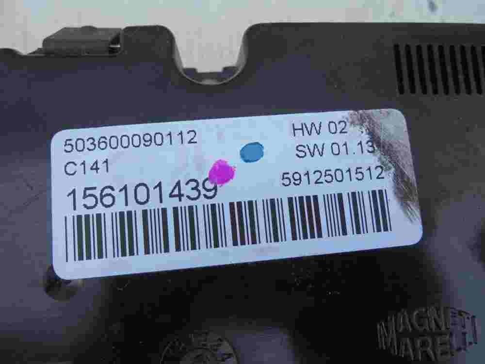 Klimabedienteil Alfa Romeo 156101439 503600090112 MAGNETI MARELLI 5556000902