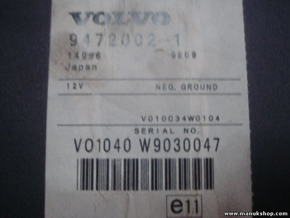 Radio CD Volvo S80 -99 9472002-1 V01040 W9030047