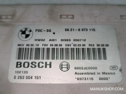 Steuergerät Einparkhilfe BMW E34 66216973115 66.21-6 973 115 BOSCH 0263004151