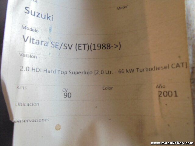 Wasserkühler Suzuki Vitara 2.0 5020302