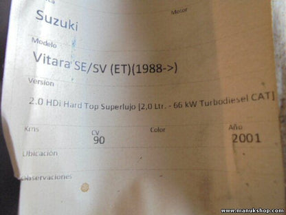 Wasserkühler Suzuki Vitara 2.0 5020302