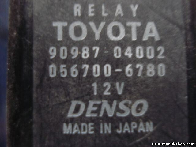 Relais Toyota Avensis 1999 2,0 9098704002 90987-04002 DENSO 0567006780