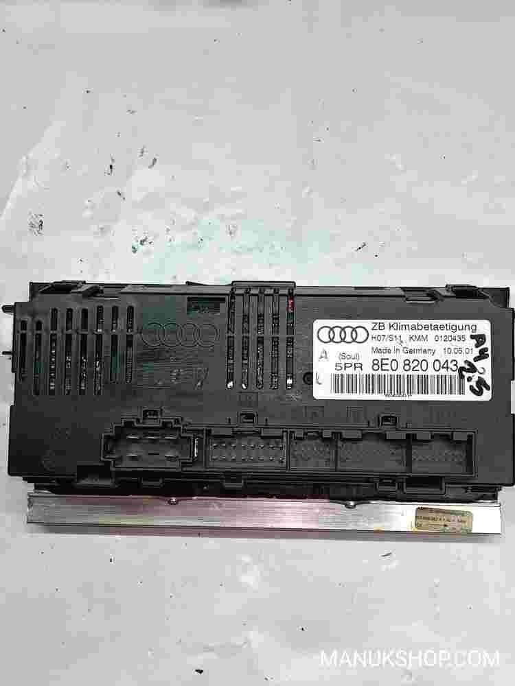 Klimabedienteil Audi A4 S4 B6 8E 8H VDO 8E0820043 8EO820043 H07/S11 KMM 0120435