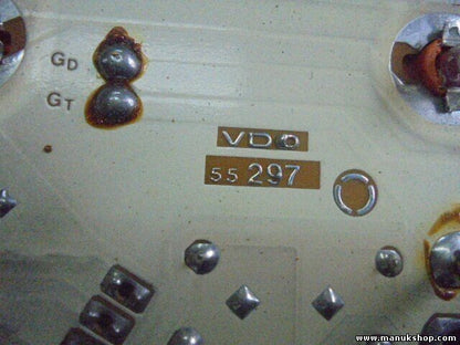 Diagramm des Tachometers Audi 100 4A1919033DH 4A1919033HP 4A1919033P VDO 55297