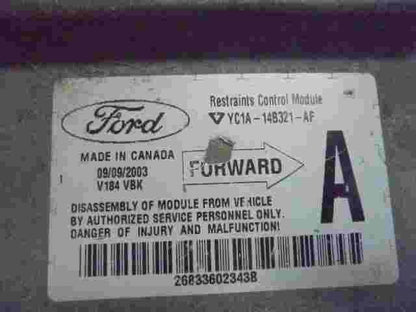 Airbagsensor Airbagsteuergerät  Ford Transit YC1A14B321AF YC1A-14B321-AF