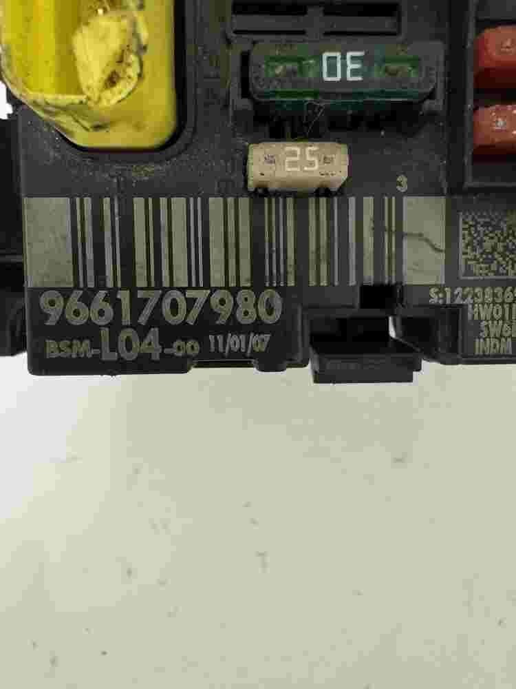 Sicherungskasten Peugeot 307 Citroen C4 9661707980 96 617 079 80 Delphi BSML0400
