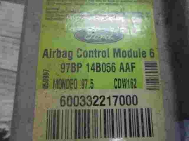 Airbagsensor Airbagsteuergerät Ford Mondeo 2 MK II 97.5 CDW162 97BP14B056AAF