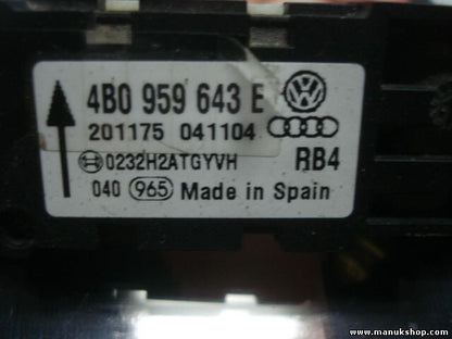 Airbagsensor Airbagsteuergerät  Audi A6 RS6 A8 4B0 959 643 E 4B0959643E
