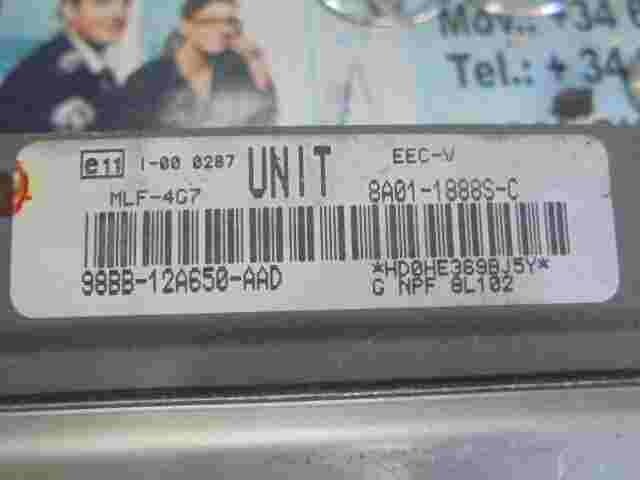 Motorsteuergerät Ford Cougar 2.5 V6 Mondeo 98BB12A650AAD 8A011888SC MLF-4G7