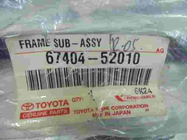 Frame Sub-Assy Front LH Toyota Yaris XP10 6740452010 67404-52010