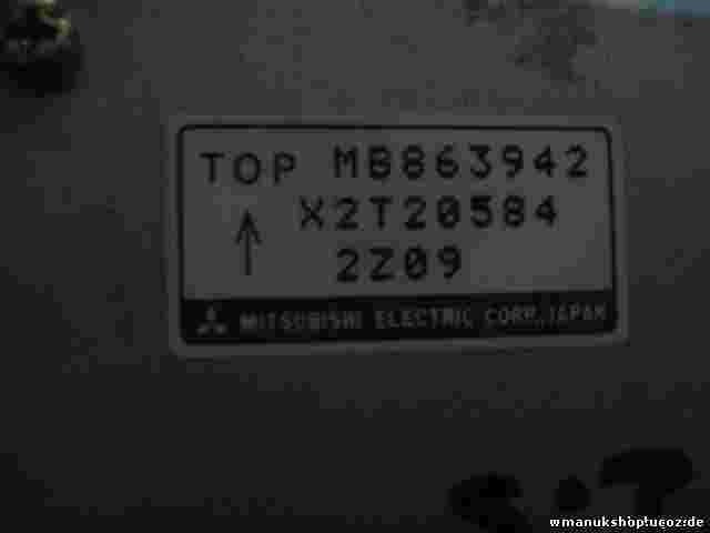 Sensor Querbeschleunigung  Mitsubishi Pajero MB863942 X2T20584