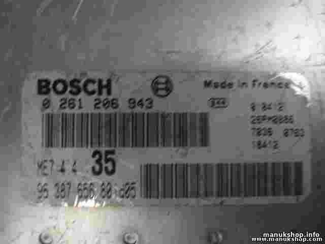 Motorsteuergerät Peugeot 307 9638765680 ID05 ME74435 ME7.4.4 35 BOSCH 0261206943