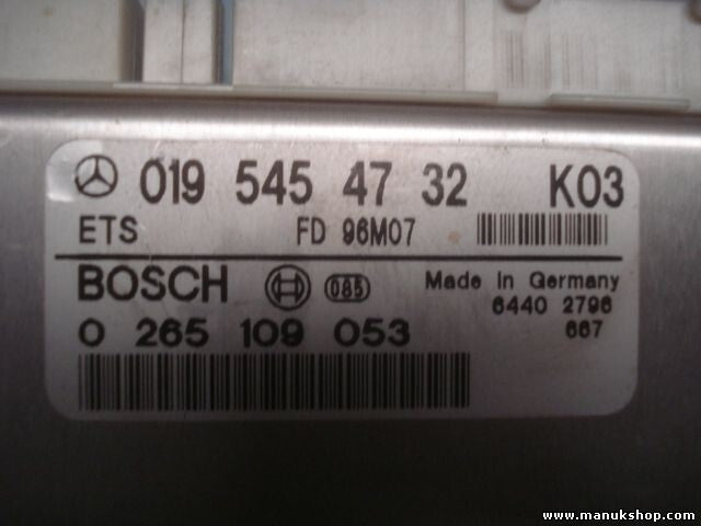 Steuergerät Mercedes-Benz E-Klasse W208 W210 0195454732 K03 FD96M08 0265109053