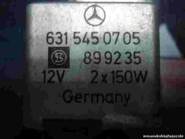 Lichtrelais  Mercedes-Benz 100 6315450705 631 545 07 05 899235 89 92 35