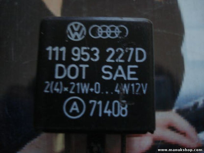Warnblinker Relais VW Volkswagen Audi 111953227D 111 953 227D (A) 71408 Nr.21