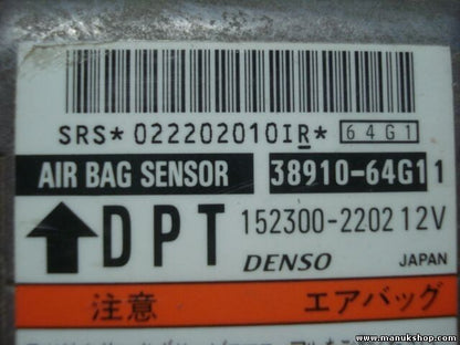 Airbagsensor Airbagsteuergerät Suzuki Baleno Denso 3891064G1 38910-64G1