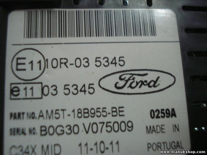 Navigation Display Ford Fiesta C-Max AM5T18B955BE AM5T-18B955-BE B0G05V001298