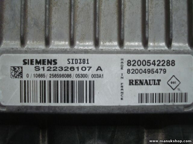 Motorsteuergerät Renault Modus 1.5 8200542288 8200495479 SIEMENS S122326107A