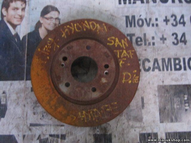 Bremsscheibe Hyundai Santa Fé I SM 2.0 CRDi 4x4 2001/04-2006/03 83 KW, 113 PS
