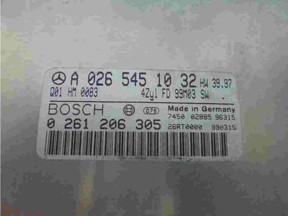 Motorsteuergerät Mercedes-Benz C Class W202 A0265451032 Q01 FD99M03 0261206305