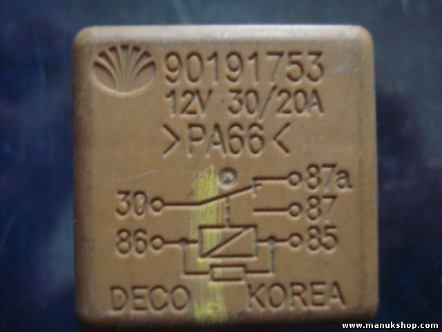 Klimaanlage Magnetkupplung relais Opel Vectra B Calibra A Astra G 90191753