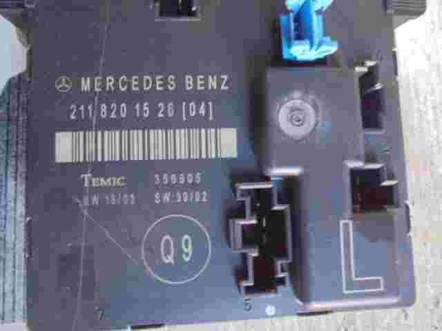 Türsteuergerät  Mercedes E W211 (L) 2118201526 Q9 TEMIC 356805 HW 18/03 SW 39/02