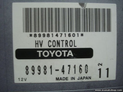 Steuergerät Hybrid-Installationen Toyota Prius 8998147160 89981471601