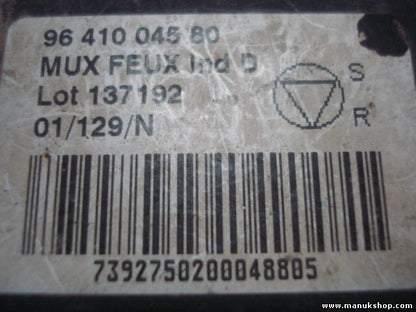 Steuergerät Peugeot 607 9641004580 96 410 045 80 Lot 085632