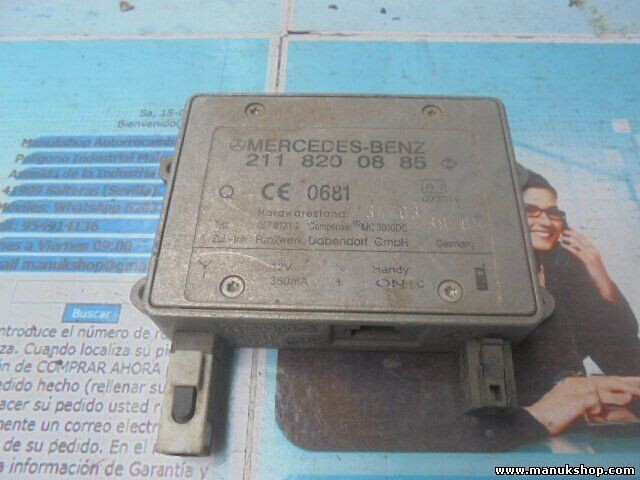 Steuergerät Mercedes-Benz W211 W220 W221 W209 W215 W245 2118200885 211 820 08 85