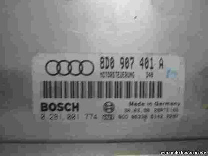 Motorsteuergerät Audi A4 8D0907401A 8DO907401A BOSCH 0281001774 28RTE166