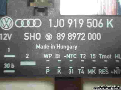 Steuergerät Elektrolüfter VW Golf 4 Audi 1J0919506K 1JO919506K SHO 898972000