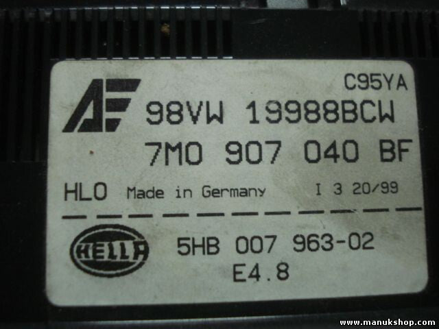 Klimabedienteil Seat Alhambra 7M0 907 040 BF 7MO907040BF 7M0907040BF