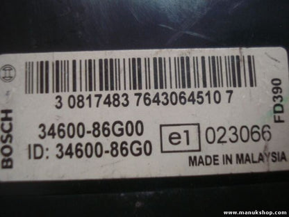 Bordcomputer Suzuki IGNIS II BOSCH FD390 3460086G00 34600-86G00 ID 3460086G0