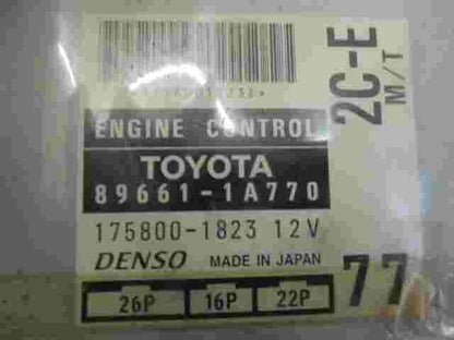 Motorsteuergerät Toyota Corolla E11 2CE 896611A770 89661-1A770 DENSO 1758001823