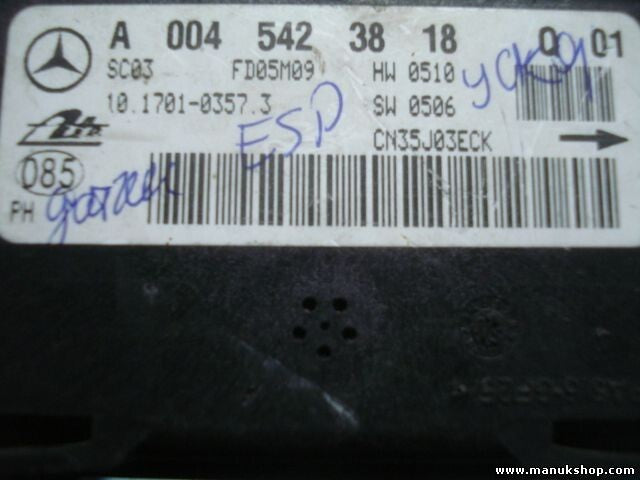 Drehratensensor ESP Mercedes-Benz W164 W251 X164 A0045423818 ATE 10170103573