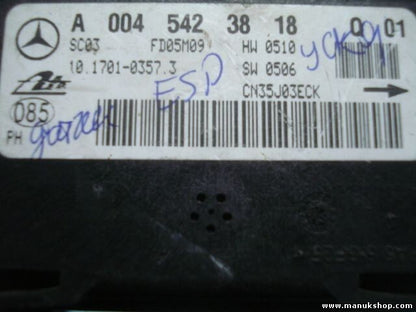 Drehratensensor ESP Mercedes-Benz W164 W251 X164 A0045423818 ATE 10170103573