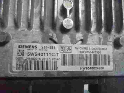 Motorsteuergerät Citroen C2 SW9653447380 9653447380 HW9648624280 5WS40111C-T