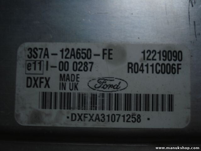 Motorsteuergerät Ford Mondeo MK3 3S7A-12A650-FE 3S7A12A650FE DELPHI R0411C006F