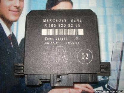 Fensterheber steuergerät Mercedes W203 203 820 22 85 2038202285 Q2 TEMIC 351391