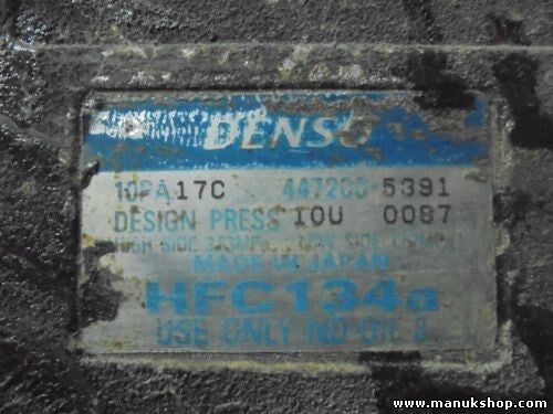 Klimakompressor Tata Safari 2.0 4472005391 10PA17C IOU 0087 HFC134a F124255