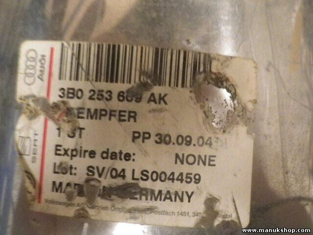 Endschalldaempfer VW Volkswagen 8E0253611BD 8EO253611BD 3B0253609AK
