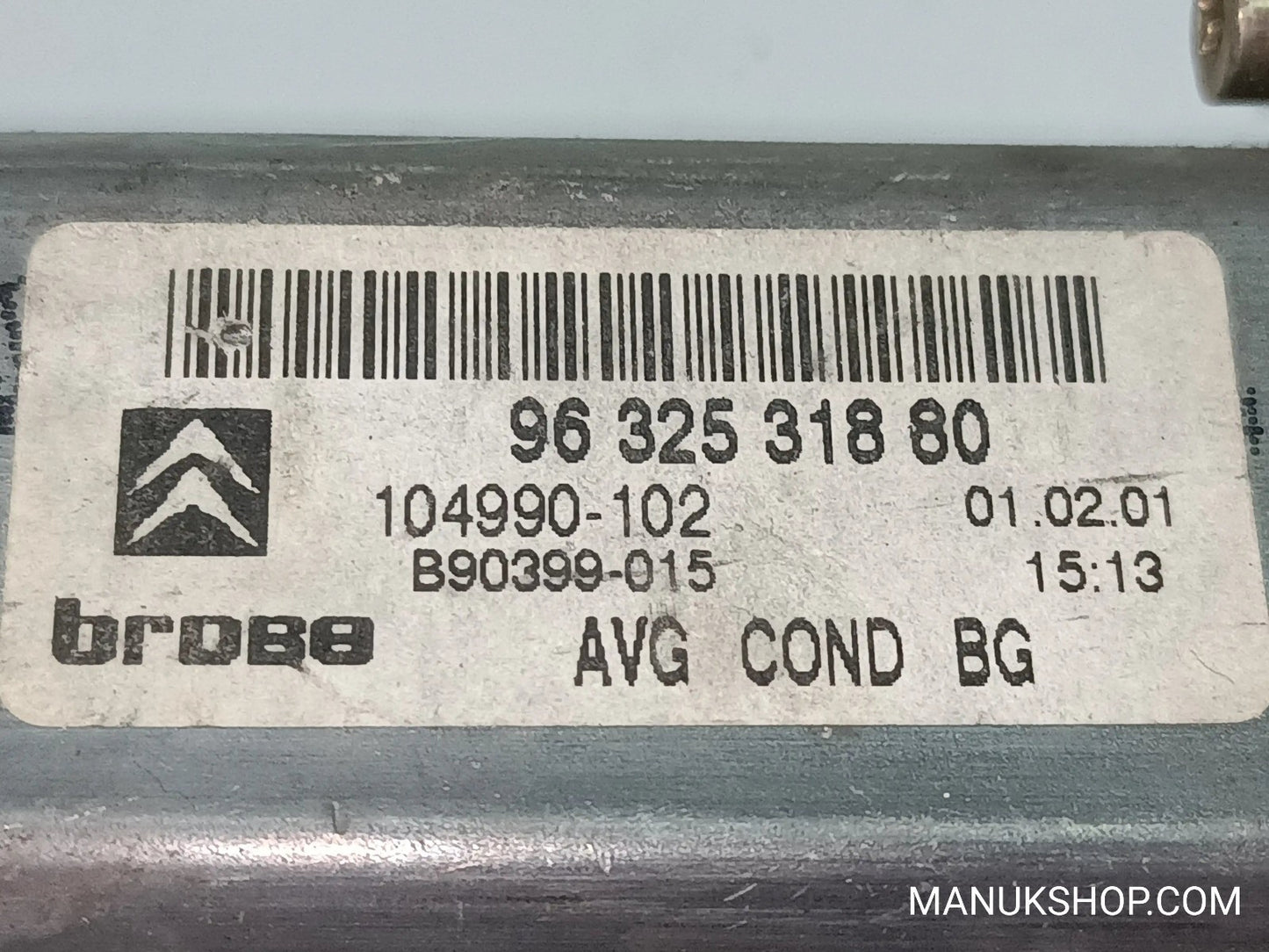 Fensterheber motor Hinten Recht  Citroen C5 9632531880 0 104990-102 B90399-015