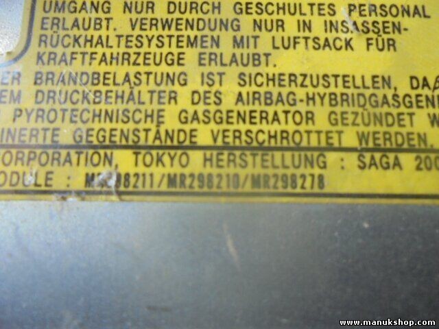 Beifahrer Mitsubishi Pajero Montero MR298211 MR298210 MR298278 320003988