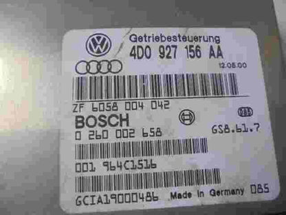 Getriebesteuerung Audi A8 4D D2 4D0927156AA GCIA19000486 ZF6058004042 0260002658