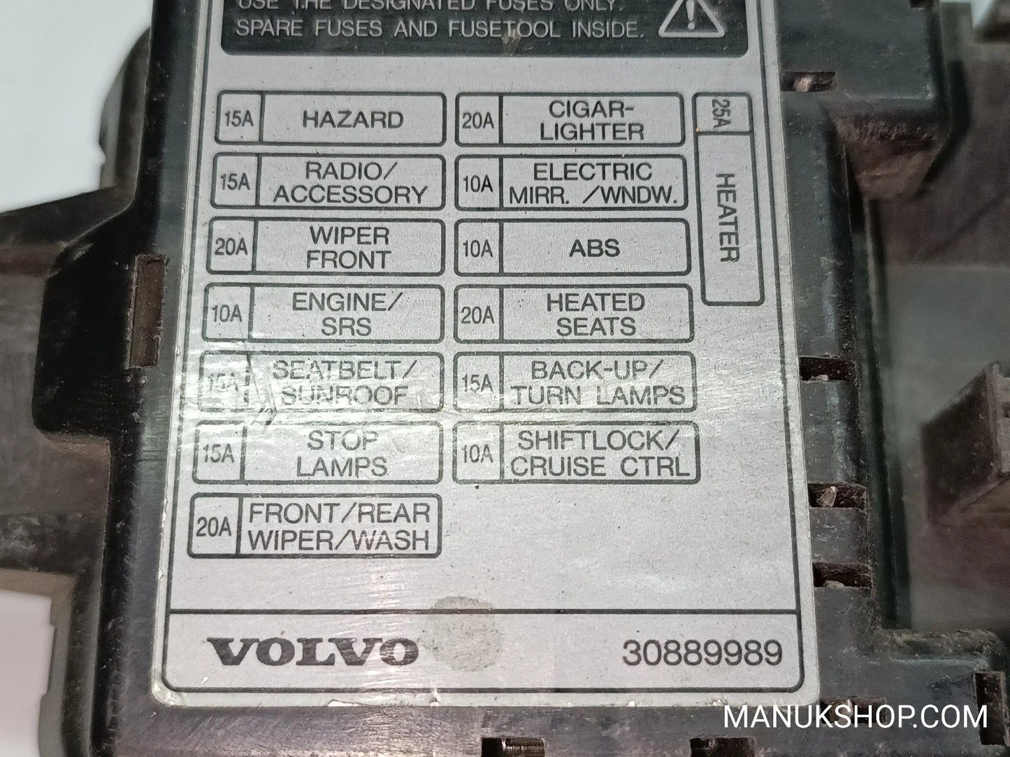 Sicherungskasten Volvo V40 S40 30889989