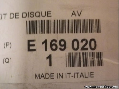 Bremsscheibe Citroen Berlingo Peugeot E169020 E 169 020